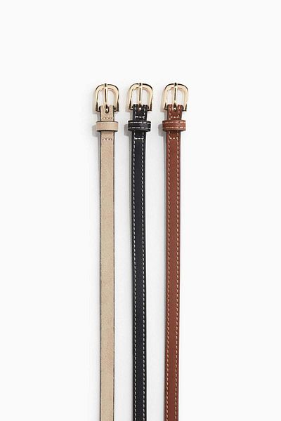 H&M 3-pack waist belts