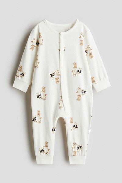 H&M Patterned sleepsuit