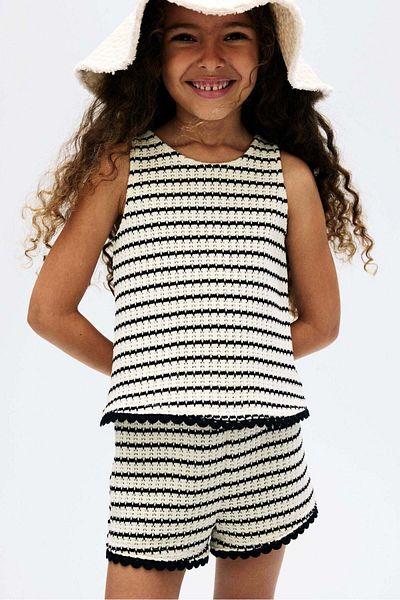 H&M شورت محبوك