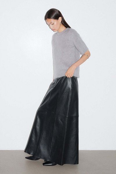 H&M Mohair-blend knitted top