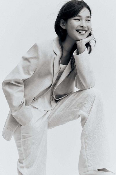 H&M Tie-detail Trousers