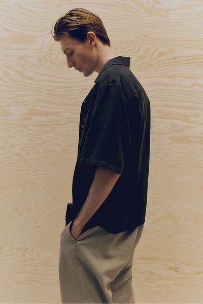 H&M Regular Fit Lyocell resort shirt