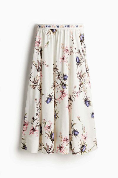 H&M Linen-blend skirt