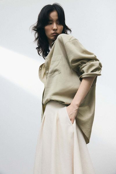 H&M Linen-blend Shirt
