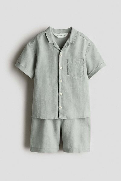 H&M 2-piece linen set
