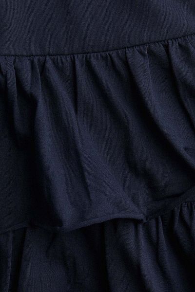 H&M Tiered Jersey Mini Skirt