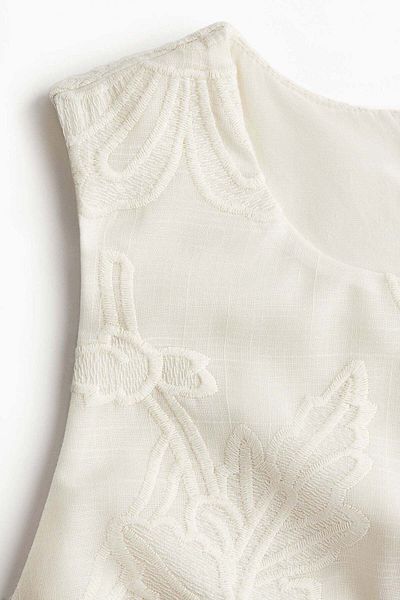 H&M Embroidered shift dress