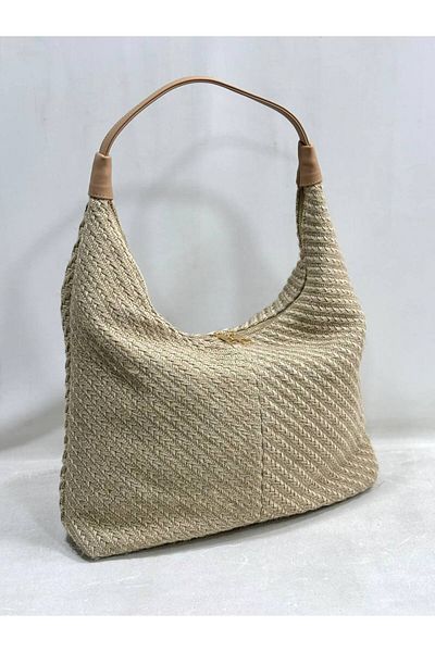 çkn sedat çakan çanta & fular & aksesuar Hobo Straw Knitted Women Shoulder Bag