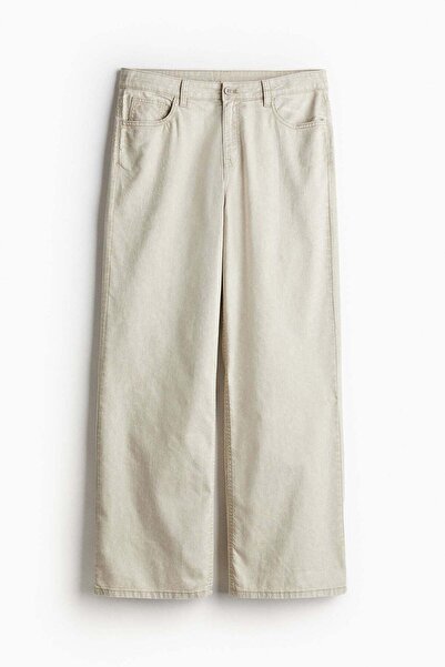 H&M Straight twill trousers