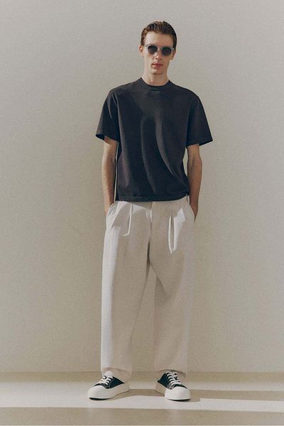 H&M Regular Fit Knitted T-shirt