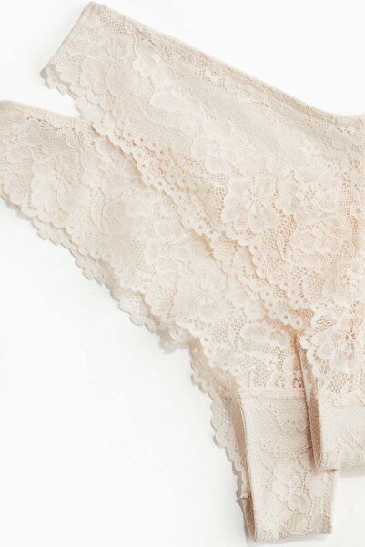 H&M 2-pack lace Brazilian briefs