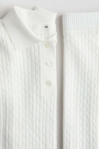 H&M 2-piece Cable-knit Set