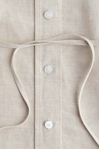 H&M MAMA Before & After Linen-blend shirt