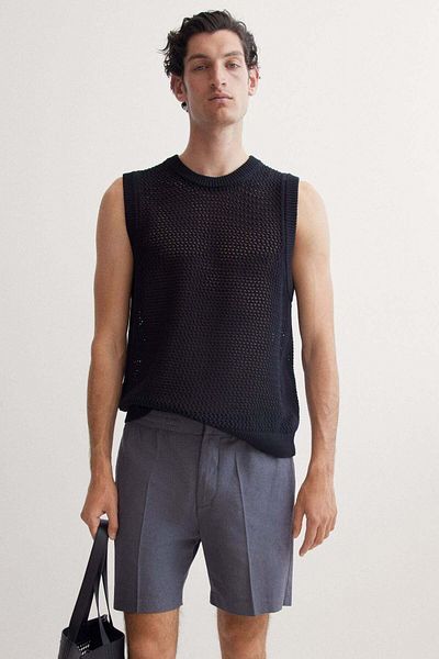 H&M Regular Fit Linen-blend shorts