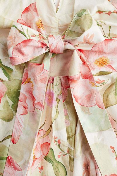 H&M Tie-back puffy dress