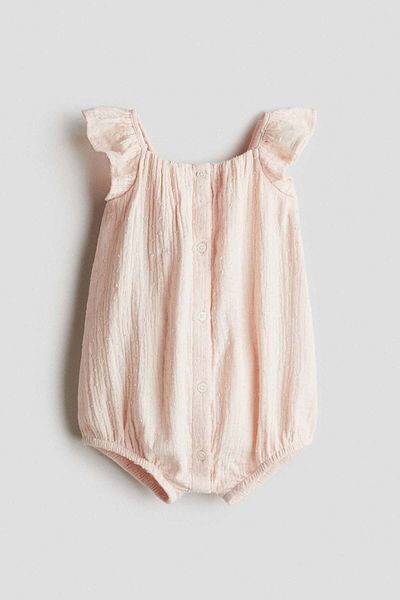 H&M بدلة رومبير قطنية