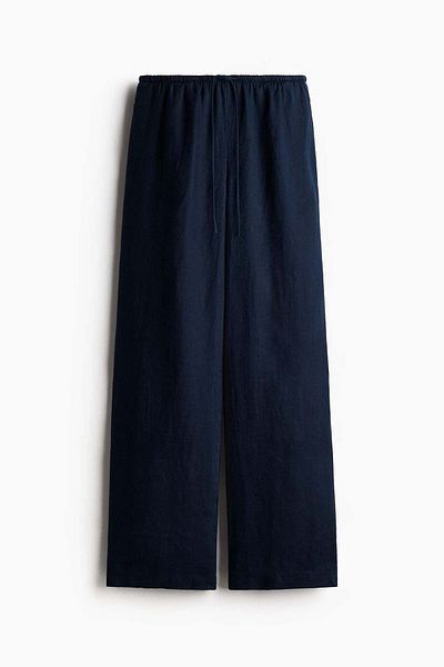 H&M Wide linen trousers