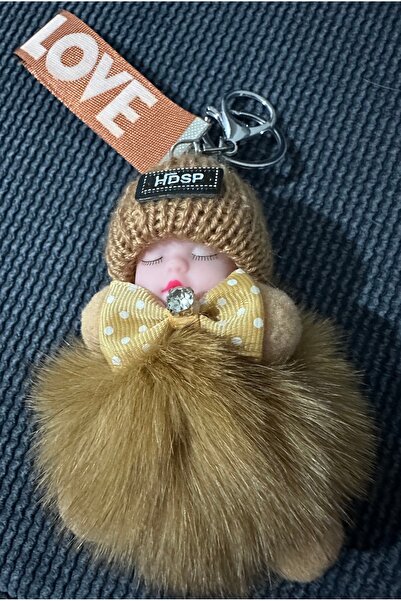 hdshop Μπρελόκ HDSP Pompom Sleeping Doll - Αξεσουάρ τσάντας