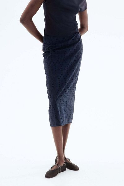 H&M Broderie anglaise pencil skirt