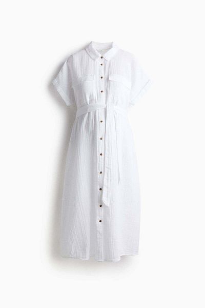 H&M Mama Muslin Shirt Dress