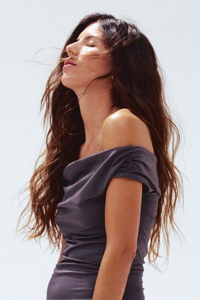 H&M Draped Off-the-shoulder Top