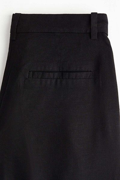 H&M Wide Linen-blend Trousers