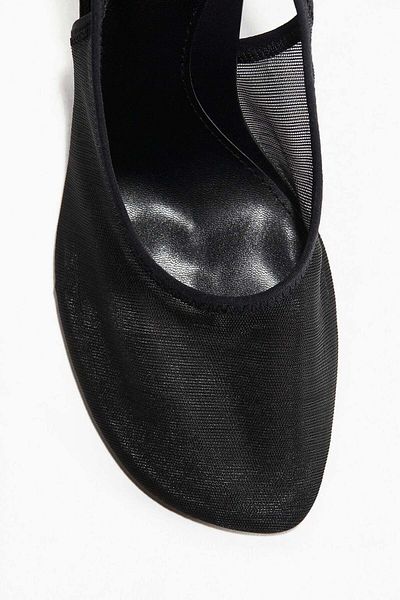 H&M Mesh slingback court shoes