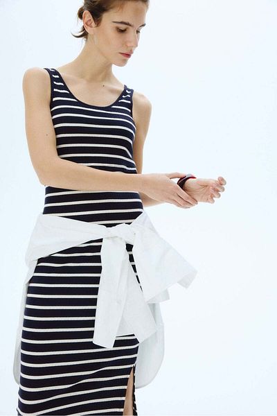 H&M MAMA Ribbed nursing dress