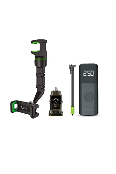 GOUİ قوي - بكج شاحن سيارة + هوك + منفاخ هواء