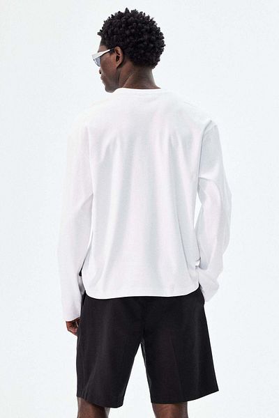 H&M Loose Fit Long-sleeved jersey top