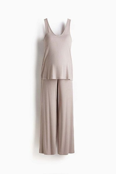 H&M MAMA Before & After 2-piece ribbed set