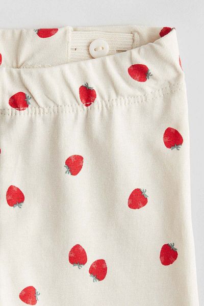 H&M Printed cotton leggings