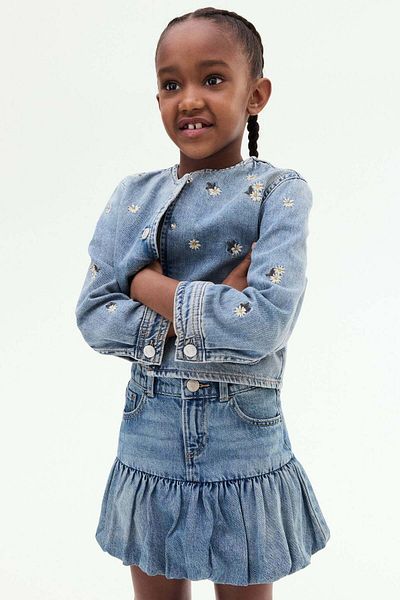 H&M Denim balloon skirt