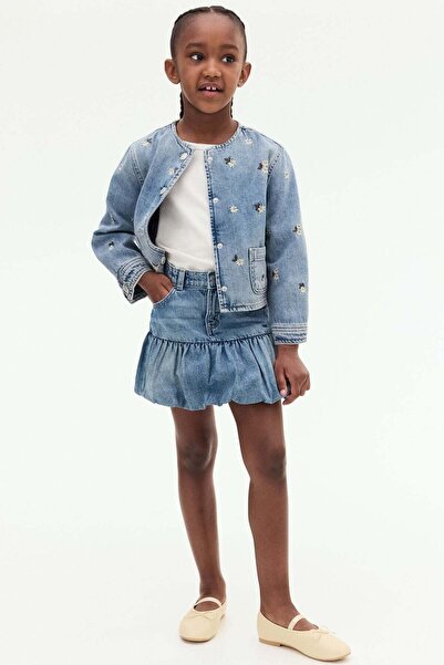 H&M Denim balloon skirt