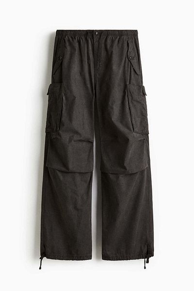 H&M Loose Fit Parachute Trousers
