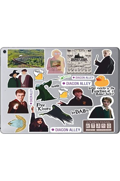 hediyenebak Harry Series 3 Sticker Set |   Laptop Agenda Pc Tablet Phone Notebook Sticker Bullet Journal