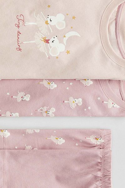 H&M 2-pack flutter-sleeve pyjamas