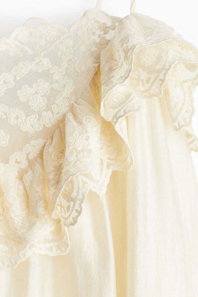H&M Lace-trimmed slip dress