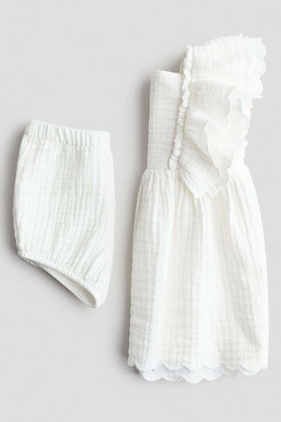 H&M 2-piece cotton muslin set
