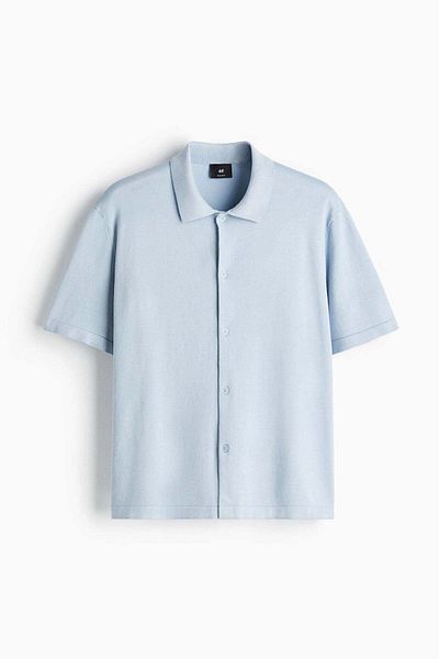 H&M Regular Fit Fine-knit shirt
