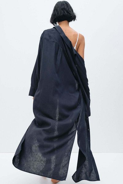 H&M Linen-blend shirt dress