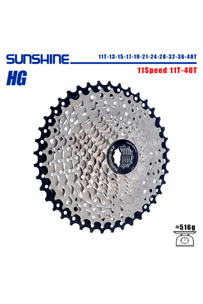 Choice كاسيت دراجة SUNSHINE 11 سرعة 11T-40T عجلة حرة 8/9/10/11/12 سرعات 32/36...