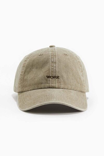 H&M Embroidered-motif cotton cap