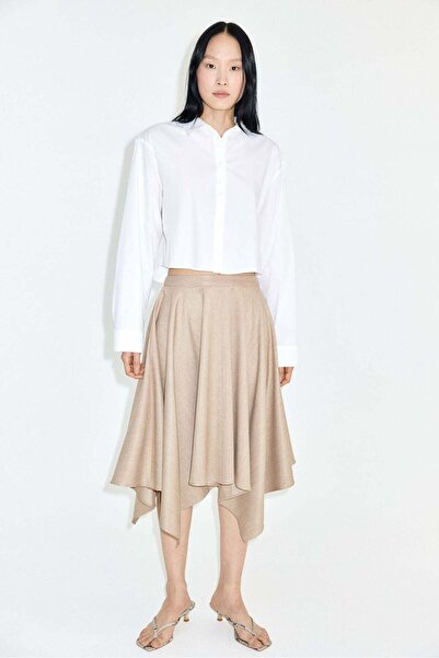 H&M Asymmetric-hem skirt