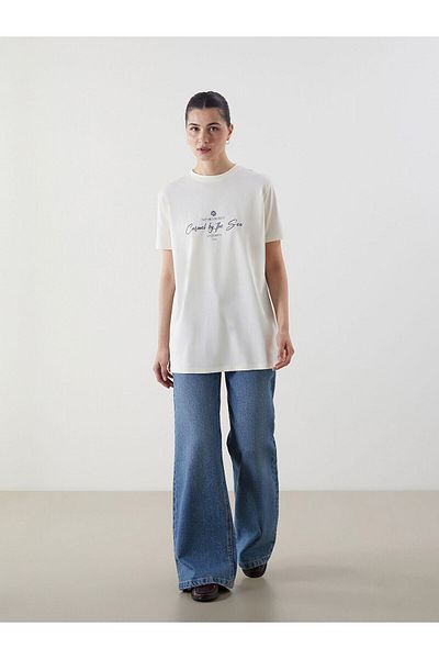 LC Waikiki Crew Neck Printed Women's T-Shirt