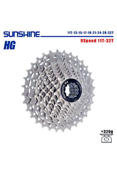Choice كاسيت دراجة SUNSHINE 9 سرعات 11T-32T عجلة حرة 8/9/10/11/12 سرعات 32/36...
