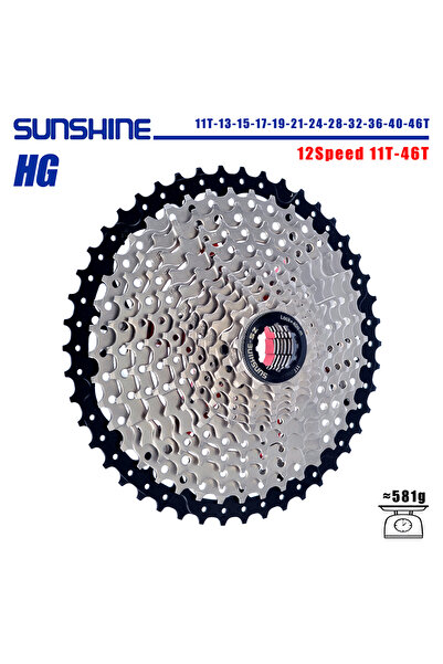 Choice كاسيت دراجة SUNSHINE 12 سرعة 11T-46T عجلة حرة 8/9/10/11/12 سرعات 32/36...