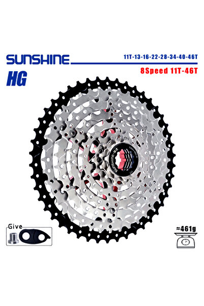 Choice كاسيت دراجة SUNSHINE 8 سرعات 11T-46T عجلة حرة 8/9/10/11/12 سرعات 32/36...