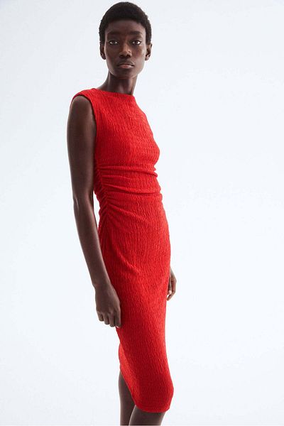 H&M Draped bodycon dress