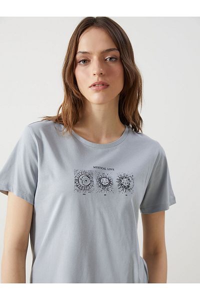 LC Waikiki Crew Neck Printed Women's T-Shirt